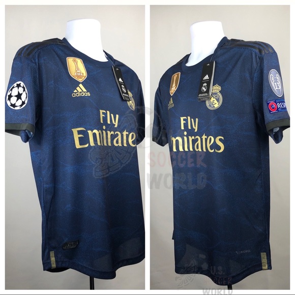 🚨 Eden Hazard Real Madrid Away UEFA Soccer Jersey - Picture 5 of 9